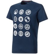 Massone T-Shirt Men 1017-00951 5118 marine Mサイズ [アウトドア カットソー メンズ]