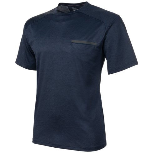 マムート MAMMUT  Crashiano T-Shirt Men 1017-01720 5784_marine melange Lサイズ [アウトドア カットソー メンズ]