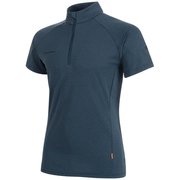 アジリティハーフジップティシャツエーエフメン Aegility Half Zip T-Shirt AF Men 1017-01750 5784 marine melange Sサイズ [アウトドア カットソー メンズ]