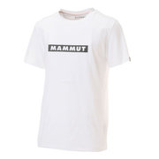 QD Logo Print T-Shirt AF Men 1017-02010 00472 white PRT2 Sサイズ [アウトドア カットソー メンズ]