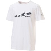 QD Logo Print T-Shirt AF Men 1017-02010 00473 white PRT3 XSサイズ [アウトドア カットソー メンズ]