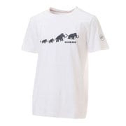 QD Logo Print T-Shirt AF Men 1017-02010 00473 white PRT3 Lサイズ [アウトドア カットソー メンズ]