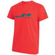 QD Logo Print T-Shirt AF Men 1017-02010 3622 spicy PRT3 Lサイズ [アウトドア カットソー メンズ]