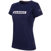 QD Logo Print T-Shirt AF Women 1017-02020 50169 peacoat PRT2 XSサイズ [アウトドア カットソー レディース]