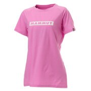 QD Logo Print T-Shirt AF Women 1017-02020 6381 orchid PRT2 Lサイズ [アウトドア カットソー レディース]