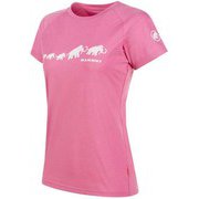 QD Logo Print T-Shirt AF Women 1017-02020 6382 orchid PRT3 XLサイズ [アウトドア カットソー レディース]