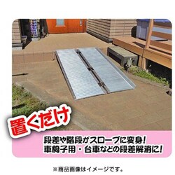 ヨドバシ.com - ALUMIS アルミス アルミスロープ 折りたたみ式 1220mm