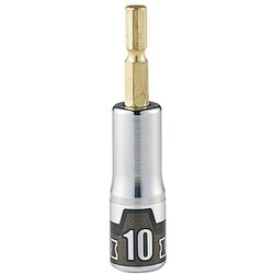 BZP63S-10 [インパクトドライバ用ショートソケットビット 難攻不落（六角） 10mm]