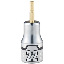 BZP63S-22 [インパクトドライバ用ショートソケットビット 難攻不落（六角） 22mm]