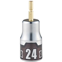 BZP63S-24 [インパクトドライバ用ショートソケットビット 難攻不落（六角） 24mm]