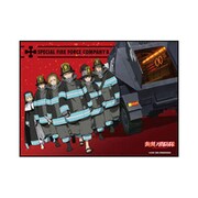 TCG万能プレイマット 炎炎ノ消防隊 第8特殊消防隊 [トレーディングカード用品]