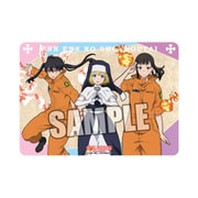 キャラクター万能ラバーマット 炎炎ノ消防隊 マキ・アイリス・タマキ [トレーディングカード用品]