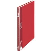 クリアーファイル スーパーエコノミータイプ 縦型ヨコ入れ A4-S 溶着式 レッド FC-124SI