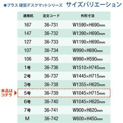 ヨドバシ.com - プラス PLUS DM-005PW [硬質デスクマット プラスマット