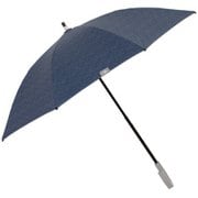 ゼロアンドショートスライド晴雨兼用長傘 ミニパラソル 手開き デニム LDB-40PS-DM