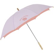 クッカヒッポ長傘 晴雨兼用日傘 安全手開き 50cm パープル KH-KSP-4 50