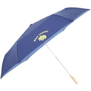 日傘 晴雨兼用 子供日傘 kukkahippo クッカヒッポ 50cm 手開き式 遮熱 遮光 UV 99％以上 安全手開き ネームバンド付 カバさん 反射プリント トートバック型共袋付 ネイビー 83234