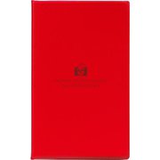 ポケットマンスダイアリー B6 2020年4月始まり TRANSPARENCY レッド DM243-T-02