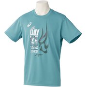 TM ランニングショートスリーブトップ 2013A105 406_ライトティール Mサイズ [ランニングシャツ ユニセックス]