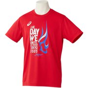 TM ランニングショートスリーブトップ 2013A105 601_クラッシックレッド Mサイズ [ランニングシャツ ユニセックス]