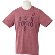 TM ランニングショートスリーブトップ 2013A108 602_エンジ杢 Lサイズ [ランニングシャツ ユニセックス]
