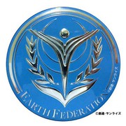 彫金メタルアートステッカー 機動戦士ガンダムUC 初代地球連邦エンブレム [キャラクターグッズ]