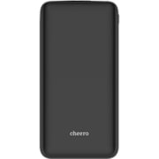 モバイルバッテリー cheero Flat 10000mAh Black CHE-112-BK