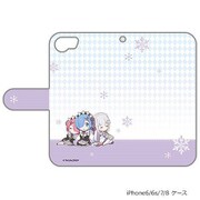 Re：ゼロから始める異世界生活 手帳型スマホケース エミリア＆ラム＆レム iP6＆7＆8 [キャラクターグッズ]