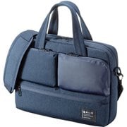 カジュアルPCバッグ キャリーサポーター付き 撥水加工 ネイビー BAG-CA11NV