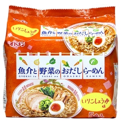 魚介と野菜のおだしらーめん しょうゆ味 5食入 425g