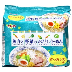 魚介と野菜のおだしらーめん しお味 5食入 425g