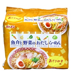 魚介と野菜のおだしらーめん みそ味 5食入 430g