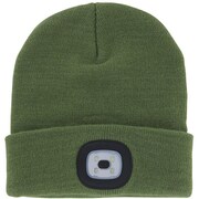 kns0001 [NIGHT SCOUT LED Beanie Olive]