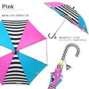 CRAZY PATTERN 傘 ピンク M