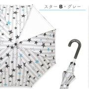 ストライプスター傘 グレー M