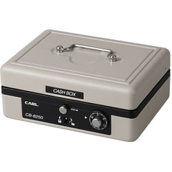キャッシュボックス そとレジ A6用紙収納 ダイヤルタイプ グレー 0.9kg CB-8250-D