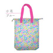 シューズバッグ F ミニフラワー ブルー