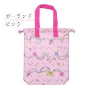 シューズバック F キラキラガーランド ピンク
