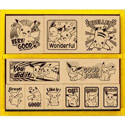 SDH-119 英語の木製ごほうびスタンプ ポケットモンスター [キャラクターグッズ]