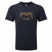 GROUNDUP LOGO＋ TEE 411778 C10 コスモス Lサイズ [アウトドア カットソー メンズ]