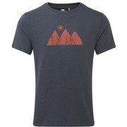 MOUNTAIN SUN TEE 411779 D82 デニム ブルー Mサイズ [アウトドア カットソー メンズ]