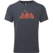 MOUNTAIN SUN TEE 411779 O31 オンバーブルー Sサイズ [アウトドア カットソー メンズ]