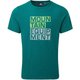 BLOCK LETTER TEE 411782 S24 スプルース Sサイズ [アウトドア カットソー メンズ]
