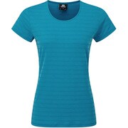 WOMENS STRIPE TEE 412731 D03 デジタルブルー XSサイズ [アウトドア カットソー レディース]