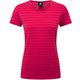 WOMENS STRIPE TEE 412731 V19 バーチャルピンク Lサイズ [アウトドア カットソー レディース]