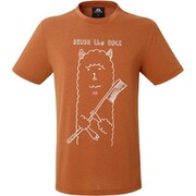 BRITPOP TEE‐BRUSH THE ROCK 425712 B105 ボンベイブラウン Sサイズ [アウトドア カットソー メンズ]