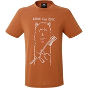 BRITPOP TEE‐BRUSH THE ROCK 425712 B105 ボンベイブラウン Lサイズ [アウトドア カットソー メンズ]