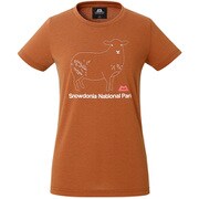 WOMENS BRITPOP TEE - SNOWDONIA 424705 B105 ボンベイブラウン Sサイズ [アウトドア カットソー レディース]