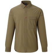 ヒトリシズカ wide collar AS1846 O22オリーブ鼠 Mサイズ [アウトドア シャツ ユニセックス]