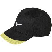32JW010194 [メッシュキャップ 風道 ブラック×ライム L ユニセックス]